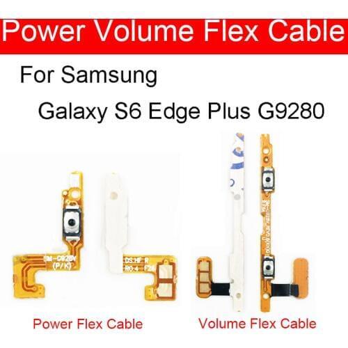 Volume & Power Flex Cable For Samsung Galaxy S6 edge Edge+ Plus G9280 SM-G928A/F/V Volume Power Switch Key Button Flex Ribbon