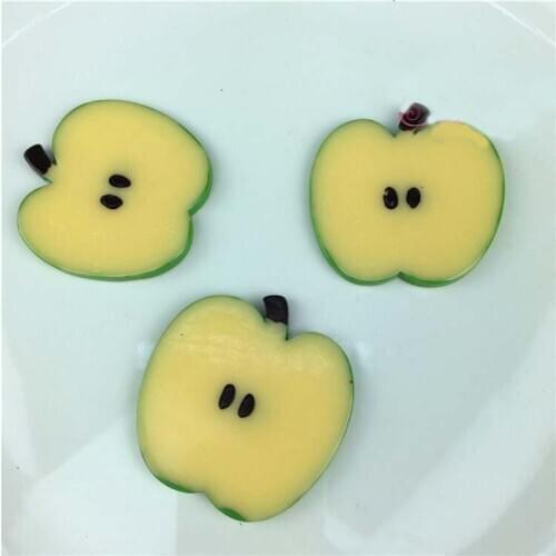 Toye kitchen Emulation Toys Food Simulation Yellow Green Red Cutting Slice Fruit Diy Play House Toy Childrens Kitchen