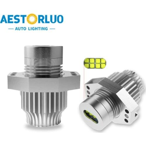 2pcs x Factory Supply Canbus E90 160W Angel Eyes Halo Ring LED Marker Light Bulb For BMW E90 E91 3 Series 325i 328i 335i