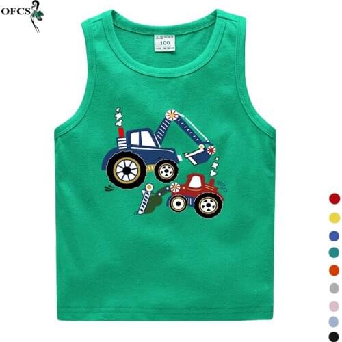 Best Summer Childrens Cool Vest Top Girls Boys Undershirt Cotton Kids Underwear Model Teenager Camisole Baby Singlets Clothing