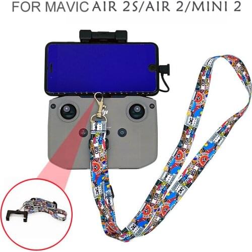 Remote Control Hook Holder Strap For DJI Mavic Air 2/ Air 2S Drone Adjustable Lanyard for Mavic Mini 2 Neck Strap Accessories