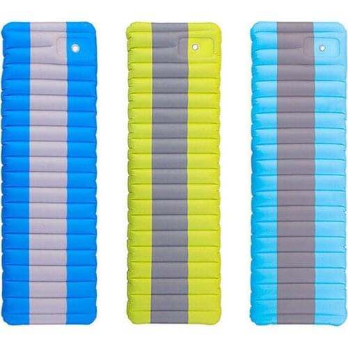 Self-Inflated Camping Tent Mat 12cm Thick Outdoor Picnic Pad Moisture-proof Tent Mat Inflatable Cushion Splicable Tent Mattress