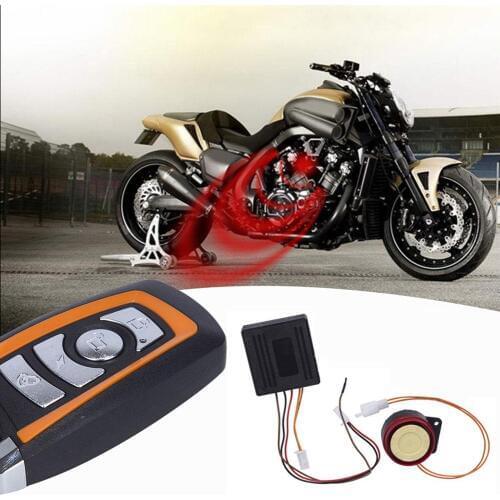 12V Universal Car Motorcycle Electric Bike Remote Control Anti-theft Security Alarm System Car Accessories