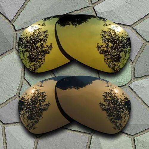 Yellow Golden&Bronze Copper Sunglasses Polarized Replacement Lenses for Oakley Crosshair 2012