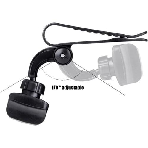 Sun Visor Car Cell Phone Holder 360 Rotating Car Mount Support Clip Bracket JR Deals