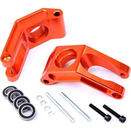 Alloy Rear Wheel Carrier Set Fit for 1/5 HPI ROVAN ROFUN KM GTB TS BAJA 5B 5T 5SC