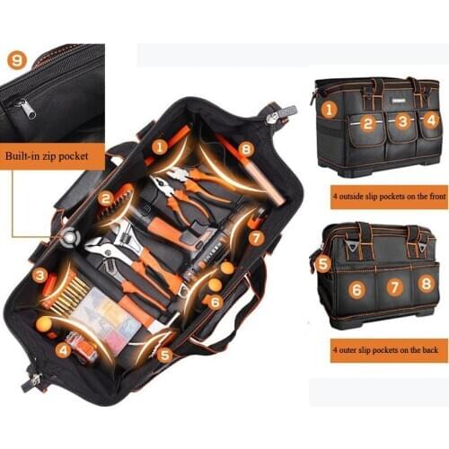Three-Dimensional Tool Storage Bag Multi-Function Tool Bag Waterproof Handbag Repair Special Tool Bag Portable Instrument Box