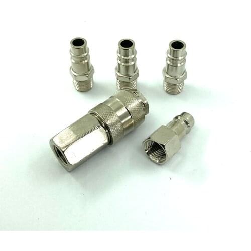 Air Fittings EU 1/4''BSP Pneumatic Quick Coupler Speed Plug European Standard Air Compressor Parts Quick Connector
