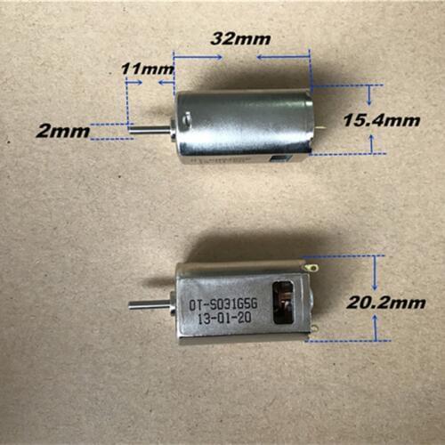 3.7V-7.2V Micro 180 HighSpeed model aircraft 38500RPM DC High DIY aircraft large torque motor carbon brush with cooling holes
