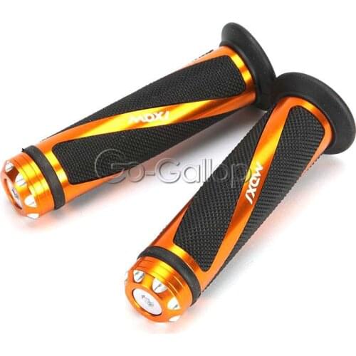 GOLD 7/8" UNIVERSAL MOTORCYCLE HANDLE BAR END CAPS GEL HAND GRIPS SPORTS BIKE