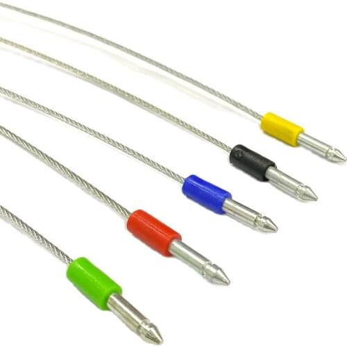 20PCS High Security Steel Wire Seals Container Cable Metal Cable Ties seals easy lock 20cm/30cm/40cm/60cm/80cm NEW Whoelsale