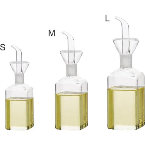 80% Hot Sales!!! Oil Bottle Dustproof Leak-proof High Borosilicate Glass Household Seasoning Bottle for Kitchen