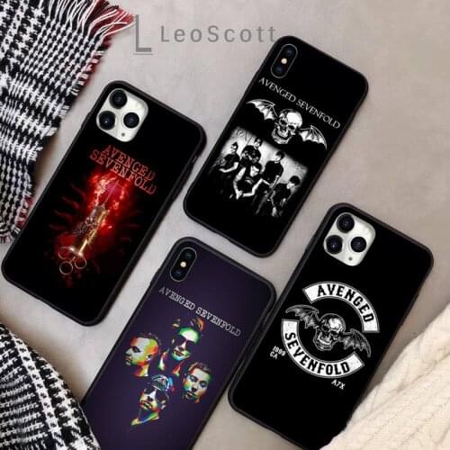 Avenged Sevenfold Nu-Metal band Phone Case for iPhone 11 12 pro XS MAX 8 7 6 6S Plus X 5S SE 2020 XR Soft silicone cover funda