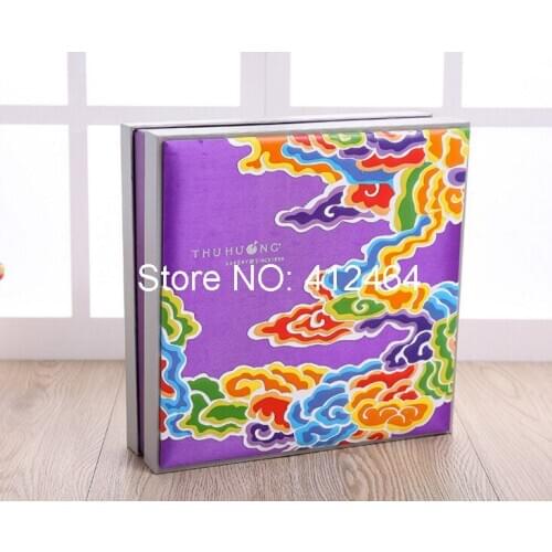 New Design Hot Sale Colorful elegant rose Flowers Paper Packaging Gift Box with ribbon ( GF-165)
