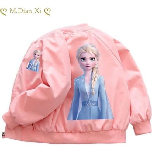 2020 Spring and Summer New Boys and Girls Wear Childrens Cardigan Zipper Fashion Cartoon Letter Jacket Windbreaker Long Sleeved