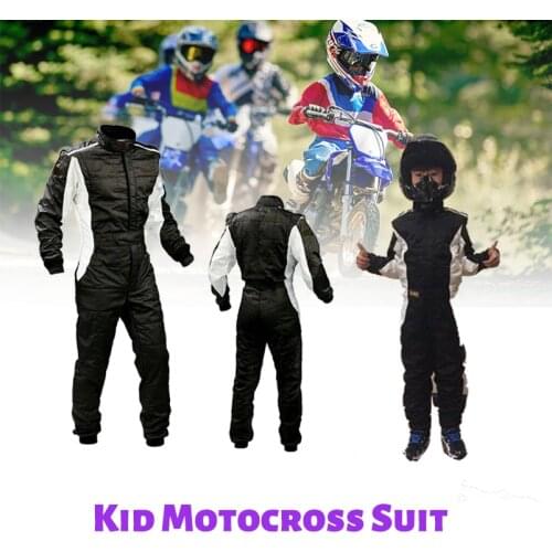 Childrens Karting Racing Drift Club Training Suit Kids Automobile F1 Coverall Child Motocross Cycling Riding Kid Motocross Suit