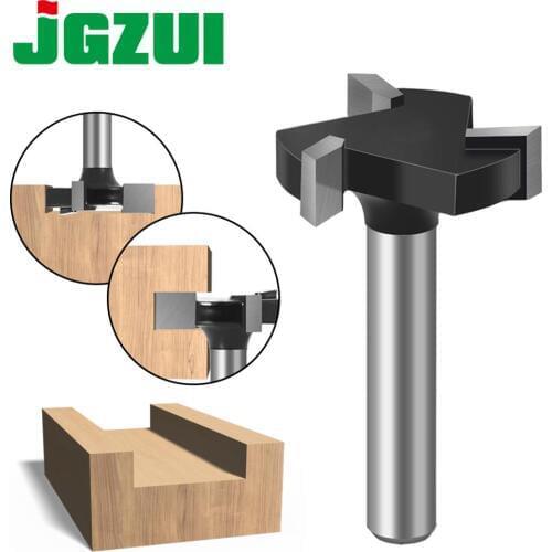 CNC Spoilboard Surfacing Router Bits, 1/4 inch 6mm Shank 1 inch Cutting Diameter, Slab Flattening Router Bit Planing Bit Wood