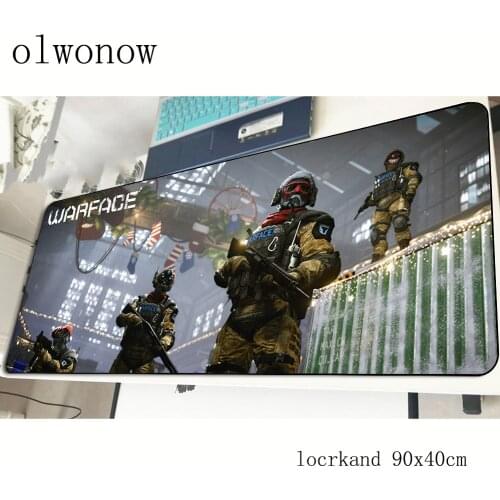 Warface mousepad 90x40cm Domineering gaming mouse pad gamer mat Beautiful game computer desk padmouse keyboard large play mats