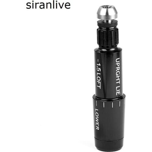 New Black Tip Size .370 Golf Shaft Adaptor 1.5 Loft Sleeve Replacement for Adams Xtd Ti Hybrid