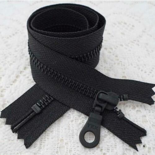 10 Pcs/lot Wholesale YKK Metal Zipper Black Close End From 15 To 50cm for Designer Leather Boots Bag Jacket Sewing Accessories