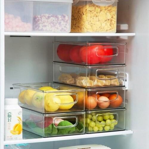 Refrigerator Organizer Transparent Kitchen Food Fruit Dumpling Egg Storage Box Food Container Storage Kitchen Storage
