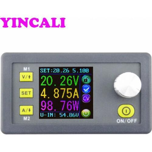 2 PCS/lot DPS5005 Constant Voltage DC Current Step-down Programmable Power Supply buck Voltage Converter Color LCD Voltmeter
