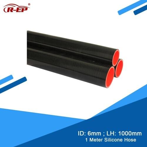 R-EP 1Meter 6MM Silicone Hose Straight Durite Silicone Refroidissement Flexible Hose for Water Radiator Piping Air Int