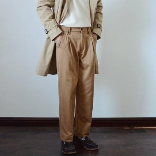 SauceZhan Men's Wool Trousers