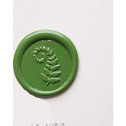 Fern leaf Wax Seal Stamp, wedding stamp ,party wax seal stamp,initial wax seal stamp set