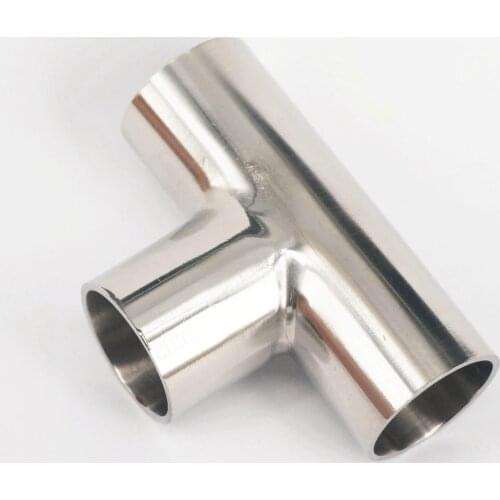 25mm O/D 304 Stainless Steel Sanitary Weld Tee Connector Pipe Fitting