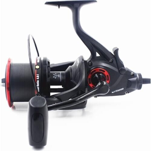 100% Original Full Metal 8000 9000 10000 12+1BB Spinning Fishing Reel 4.6:1 Saltwater Carp Feeder Reels + Free Aluminum Spool