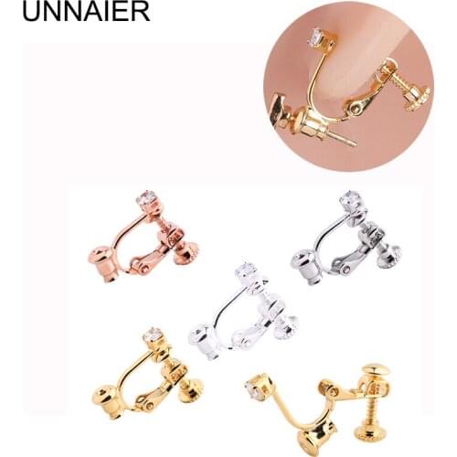 Spiral ear clip female invisible painless diamond ear clip artifact no hole ear clip high sense earrings to ear clip converter