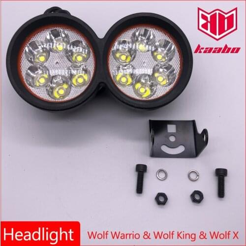 Headlight with Adaper Seat For Kaabo Wolf Warrior Electric Scooter