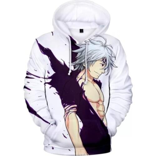 The Seven Deadly Sins Cartoon Meliodas 3D Hoodies Sweatshirt Men/women Long Sleeve Hooded Winter Sweatshirts Hip Hop Clothes
