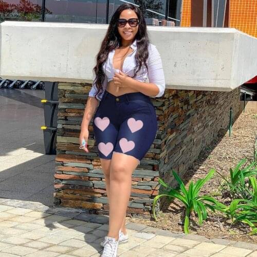 Jeans Woman High Waist Denim Shorts Plus Size Womens Slim fit Denim Straight Leg Scanties джинсы женские с высокой талией