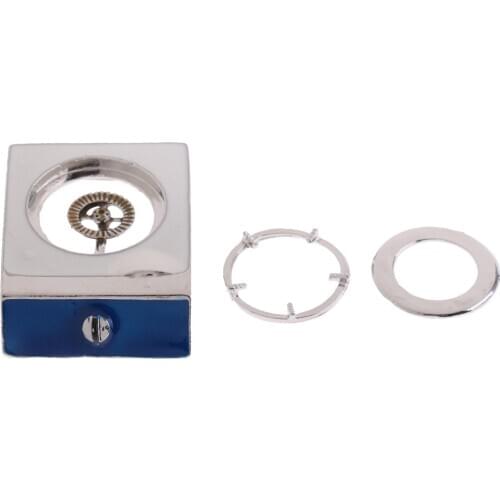 1:12 Silver Metal Single Gas Stove Dollhouse Miniature Kitchen Decoration