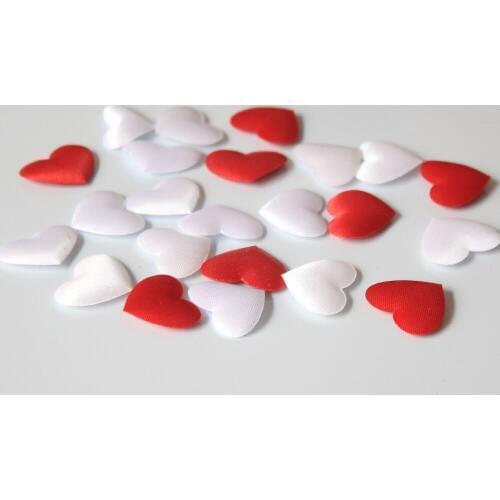 1000pcs Fabric Love Heart 2.1cm Wedding Anniversary Party Confetti Table Scatters Decors Festival Birthday Celebration Sprinkles