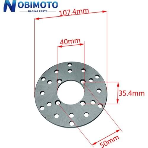 110mm 4 Hole Front Brake Disc Rotor High Quality Motorcycle Brake Disc Rotor Fit For ATV Dirt Bike Motorcycle Parts 2DS-154