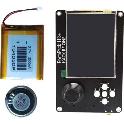 2.8 Inch Touch LCD PORTAPACK H2 Console 0.5ppm TXCO with 2100MAh Battery For HackRF SDR Receiver Ham Radio C5-015