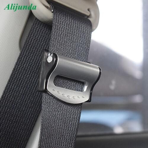 2Pcs safety seat belt clip adjuster stop clip car shape for Land Rover Porsche Cayenne Macan Macan S Panamera Cayman