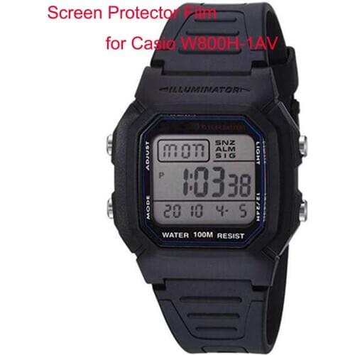 5pcs Nano Explosion-proof Screen Protector Film For Casio W800H-1AV Sports Watch Clear Protective Film Guard