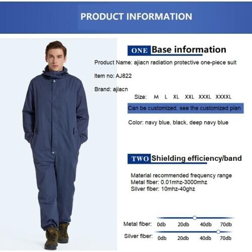 Ajiacn electromagnetic radiation proof suits, apply to radio, telecommunication, communication, computer room and laboratory