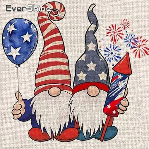 EverShine Diamond Mosaic Santa Claus Picture Rhinestone Diamond Painting Cartoon Cross stitch Embroidery Art Kits Christmas Gift