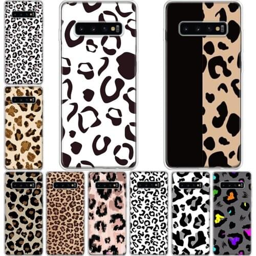Sexy tiger leopard pattern Leopard Phone Case For Samsung Galaxy A71 A70 A51 A50 A41 A40 A30 A21 A10 A01 A90 A20S A20E A10S M30S