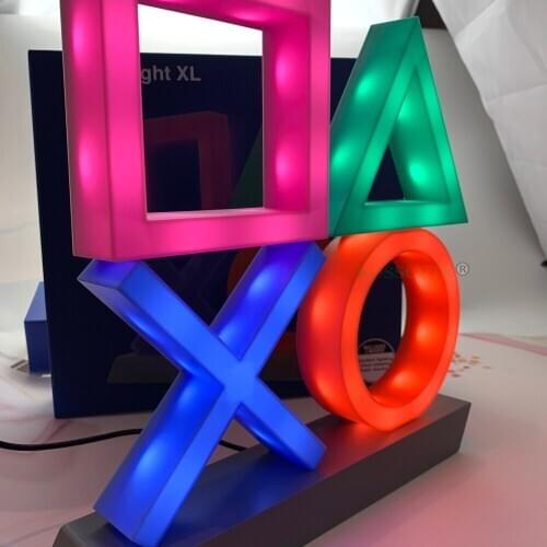 Voice Control Game Icon Light for PS4 Game Scene Room Atmosphere Three-level Adjustment Icon Light Controller Button