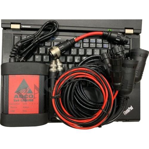 Use for AGCO CANUSB EDT Interface Electronic Diagnostic Tool Heavy Duty Agricultural Diagnosis Scanner+T420 Laptop