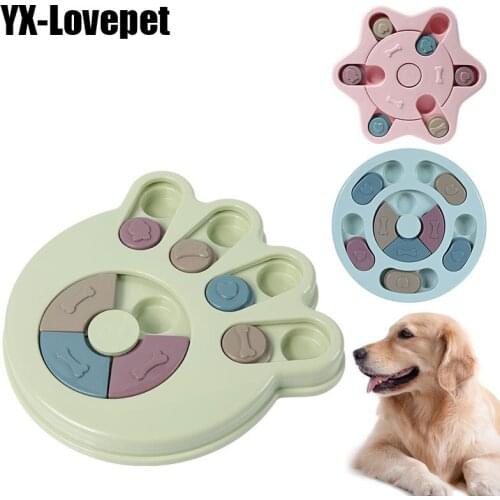 Pet Slow Feeder, Dog Slow Eating Feeding Food Bowls, Puppy Feeder Choke Container, Cat Feeder Puzzle Toys Pet Supply