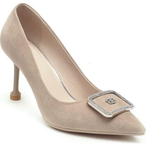 Fashion shoes 2019 age season new point light mouth high-heeled size code 33-4000 shoes wet