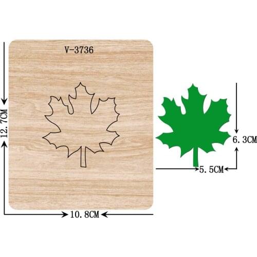 New leaf wooden dies cutting dies for scrapbooking Multiple sizes V-3736