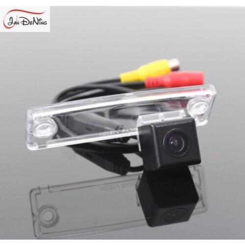 JanDeNing Car Rear View Parking/ Backup Reverse Camera For Toyota Land Cruiser Prado 2010-2013 (No Spare wheel on Door)